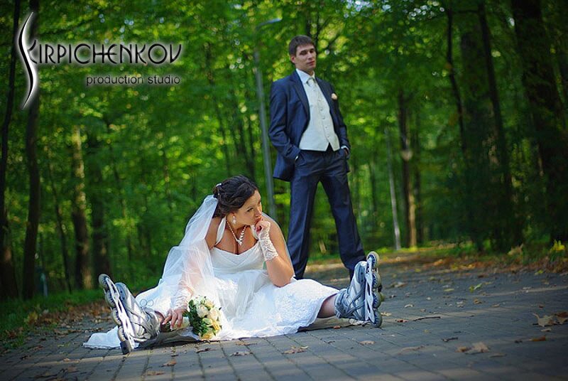 Свадебная фотосессия - аксессуары для свадебной прогулки